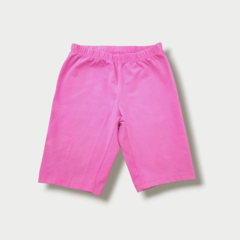 Hanna Andersson Girls 10 Bright Basics Fiji Flower Pink Bike Shorts